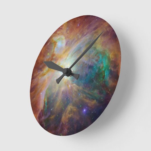 Orion Nebula Runde Wanduhr (Winkel)