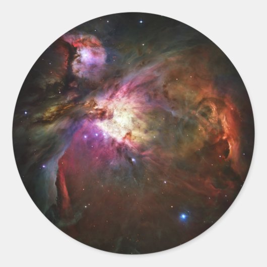 Orion Nebula Runder Aufkleber (Vorderseite)
