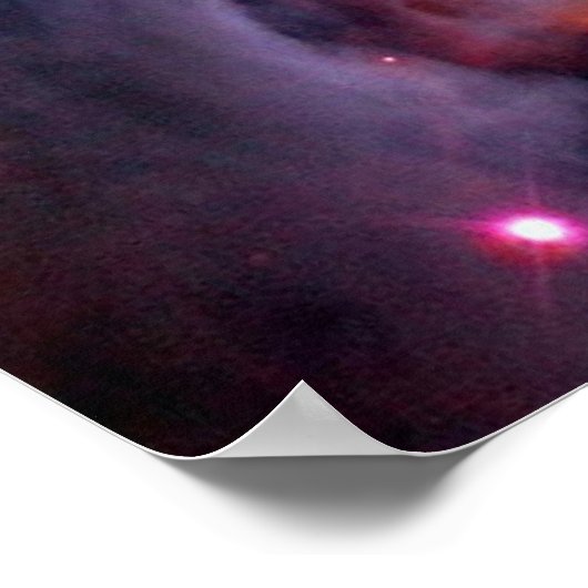 Orion Nebula Space Galaxy Poster (Ecke)