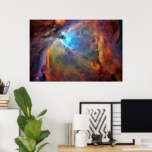 Orion Nebula Space Galaxy Poster (Heimbüro)