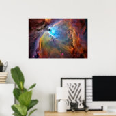 Orion Nebula Space Galaxy Print Poster (Heimbüro)