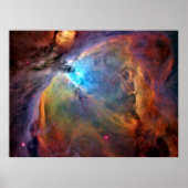 Orion Nebula Space Galaxy Print Poster (Vorne)