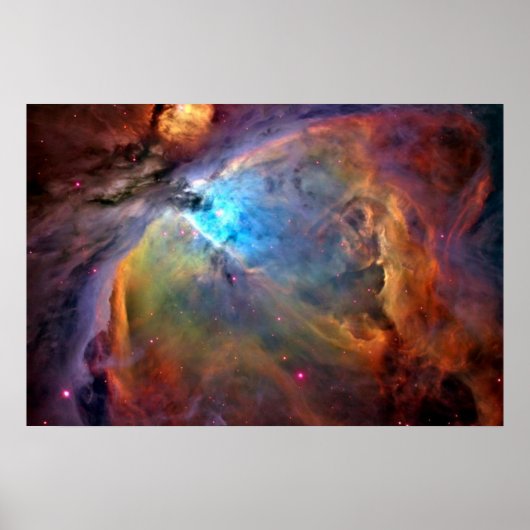 Orion Nebula Space Galaxy Print Poster (Vorne)