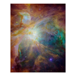Orion Nebula Stars zusammengesetzt Poster