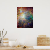 Orion Nebula Stars zusammengesetzt Poster (Küche)