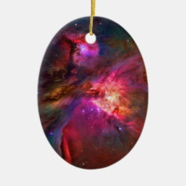 Orion Nebula und Trapezium Stars Keramik Ornament
