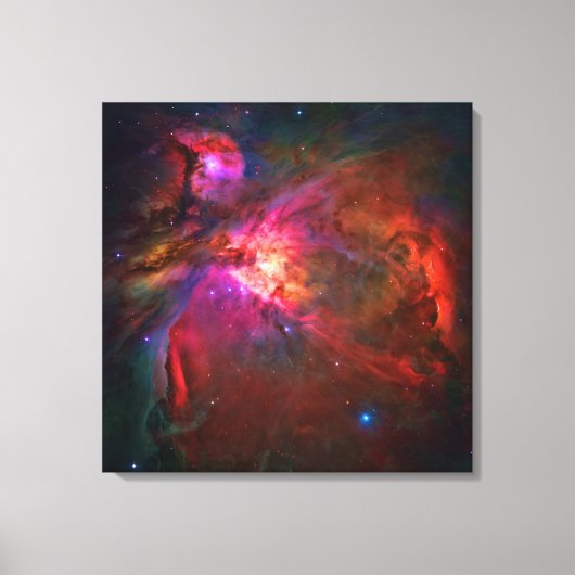 Orion Nebula und Trapezium Stars Leinwanddruck (Vorderseite)