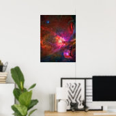 Orion Nebula und Trapezium Stars Poster (Heimbüro)