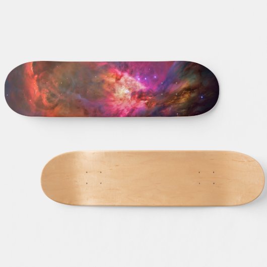 Orion Nebula und Trapezium Stars Skateboard (Horizontal)