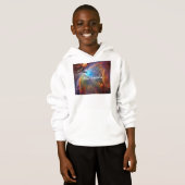 Orion Nebula Weltraumgalaxie Kinder Hoodie (Vorne ganz)