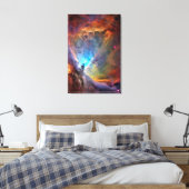 Orion Nebula Weltraumgalaxie niedriger Kontrast Leinwanddruck (Insitu (Schlafzimmer))