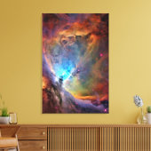 Orion Nebula Weltraumgalaxie niedriger Kontrast Leinwanddruck (Insitu (Wohnzimmer))