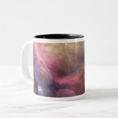 Orion Nebula Zweifarbige Tasse (Vorderseite Links)