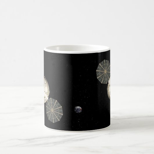 Orion Spacecraft am Lunar Kaffeetasse (Mittel)