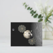 Orion Spacecraft am Lunar Postkarte (Stehend Vorderseite)