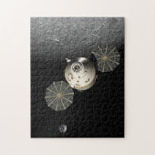 Orion Spacecraft am Lunar Puzzle (Vertikal)