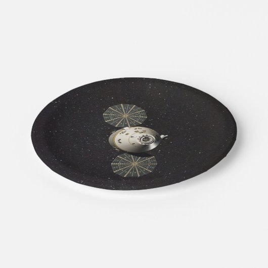 Orion Spacecraft Pappteller (Schrägansicht)