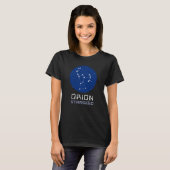 Orion Starseed T - Shirt - Blau & Weiß Design (Vorne ganz)