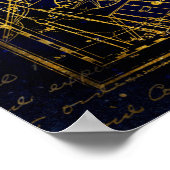 Orion-Sternbild-Poster Poster (Ecke)