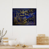 Orion-Sternbild-Poster Poster (Küche)