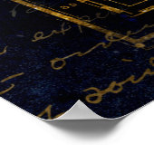 Orion-Sternbild-Poster Poster (Ecke)