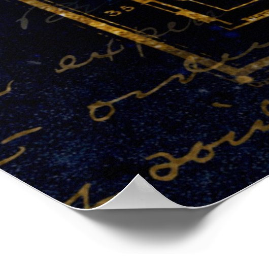 Orion-Sternbild-Poster Poster (Ecke)