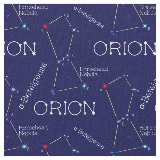 Orion Stoff (Nahaufnahme)