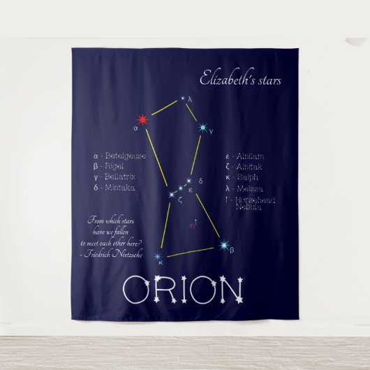 Orion Wandteppich (Vorderseite)