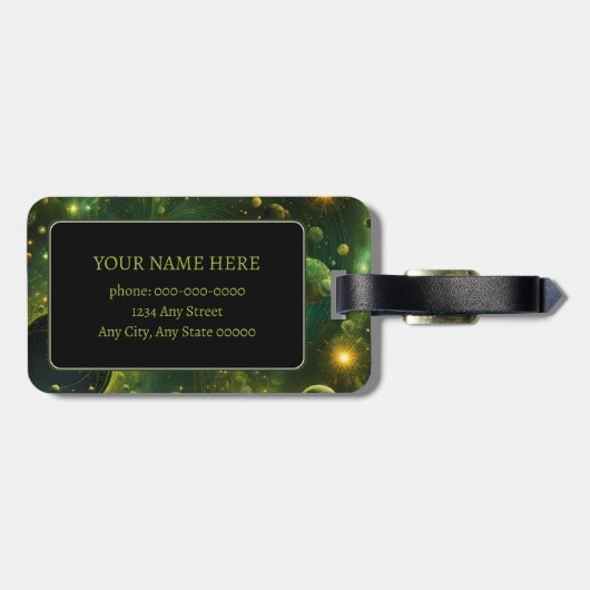 Orionis Dance Gepäckanhänger (Rückseite horizontal)