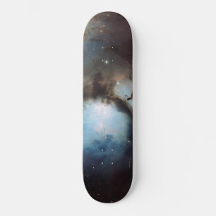 Orionnebel Astronomie blau braun beige Himmel Ster Skateboard