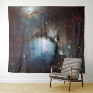 Orionnebel Astronomie blau braun beige Himmel Ster Wandteppich