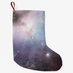 Orionnebel Astronomie blau Pink violetter Himmel S Kleiner Weihnachtsstrumpf