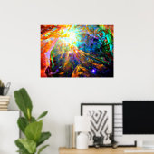 Orionnebel - Emissionsnebel Poster (Heimbüro)