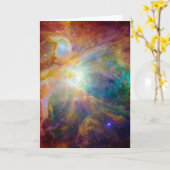 Orionnebel (Hubble & Spitzer Teleskope) Karte (Gelbe Blume)