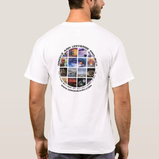 Orion's Arm White 2-seitige Rund-Logo-T-Shirt T-Shirt