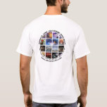 Orion's Arm White 2-sided Round Logo T-shirt<br><div class="desc">Orion's Arm Logo in the front 
Round Image Collage in the back</div>