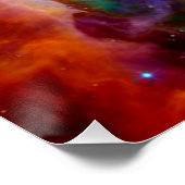 Orions-Nebelfleck-buntes Plakat Poster (Ecke)