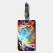 Orions-Nebelfleck Gepäckanhänger (Rückseite vertikal)