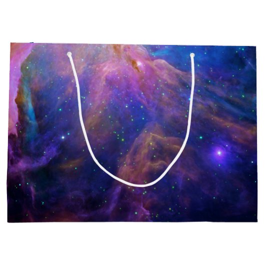 Orions-Nebelfleck-Geschenk-Tasche Große Geschenktüte (Rückseite)
