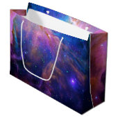 Orions-Nebelfleck-Geschenk-Tasche Große Geschenktüte (Vorderseite Schrägansicht)