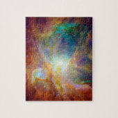 Orions-Nebelfleck (Hubble u. Spitzer Teleskope) Puzzle (Vertikal)