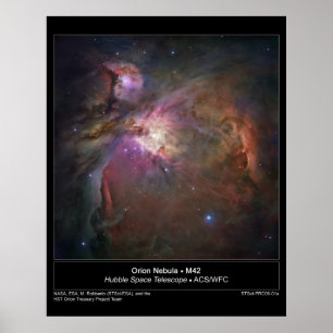 Orions-Nebelfleck - Plakat M42