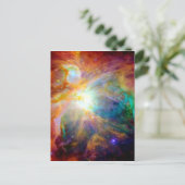 Orions-Nebelfleck-Regenbogen-Galaxie Postkarte (Stehend Vorderseite)