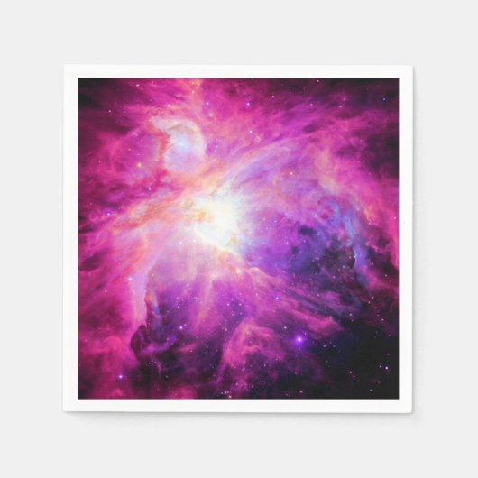 Orions-Nebelfleck-Rosa-lila Serviette (Vorderseite)