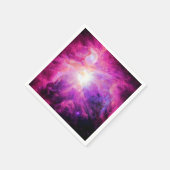 Orions-Nebelfleck-Rosa-lila Serviette (Ecke)