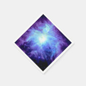 Orions-Nebelfleck-Singrün-blaue Serviette (Ecke)