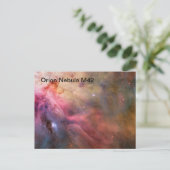 Orions-Nebelfleckpostkarte Postkarte (Stehend Vorderseite)