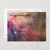 Orions-Nebelfleckpostkarte Postkarte (Vorne/Hinten)