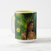 Orisha/Goddess Oshun Tasse (Gesicht) (Vorderseite Links)