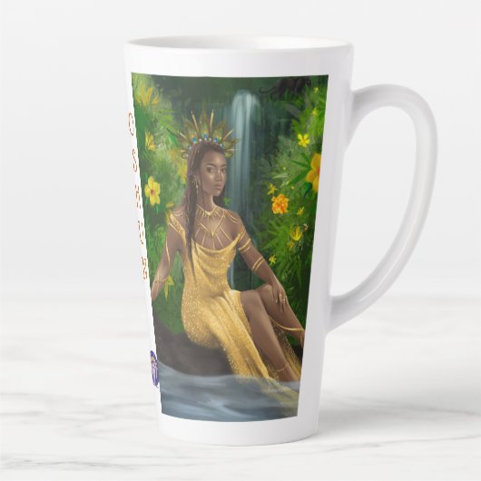Orisha Oshun Latte Tasse (Rechts)